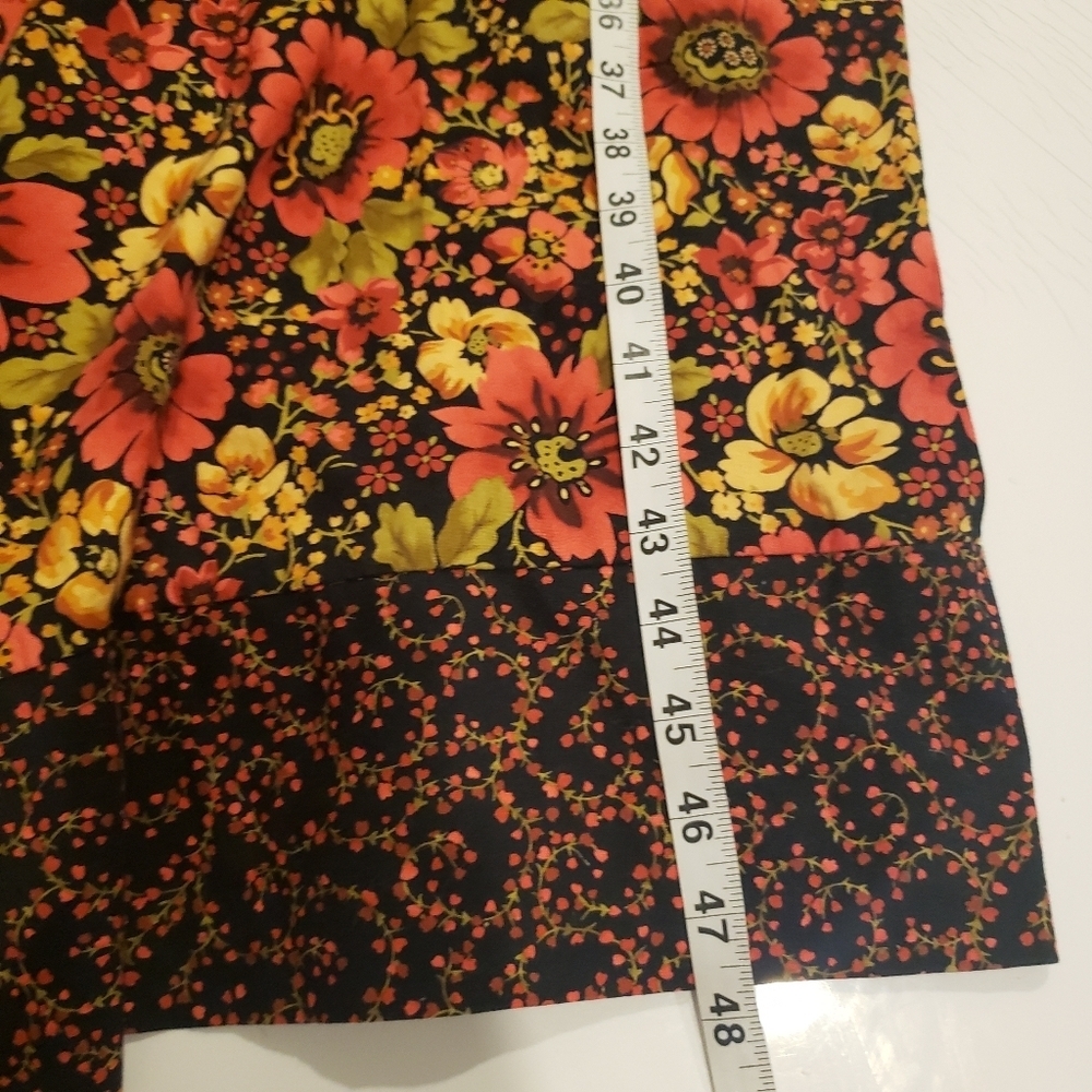 Dee's designer Lovely 50s Vintage floral patchwork midi dress - Picture 11 of 13